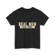 Real Men Make Twins Parenting T-Shirt - Black