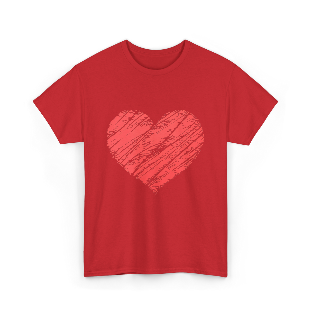Red Heart Vintage Love T-Shirt - Red