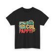 Reel Cool Pappy Fishing T-Shirt - Black