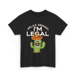 Relax Gringo I'm Legal Cactus T-Shirt - Black