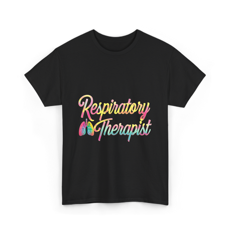 Respiratory Therapist healthcare support T-Shirt - Black