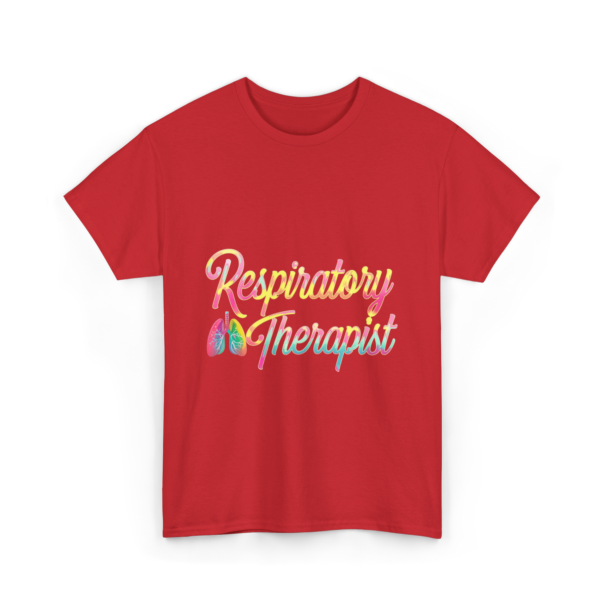 Respiratory Therapist healthcare support T-Shirt - Red