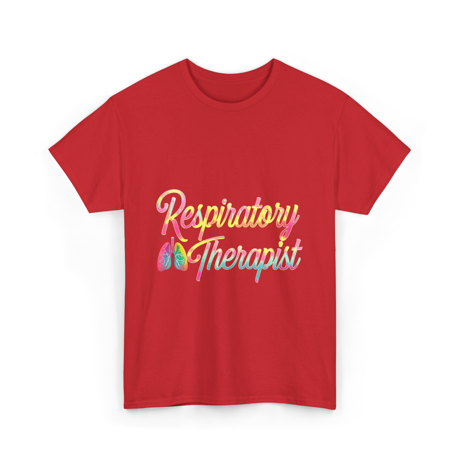 Respiratory Therapist healthcare support T-Shirt - Red