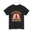 Respiratory Therapist Lung Fall T-Shirt - Black