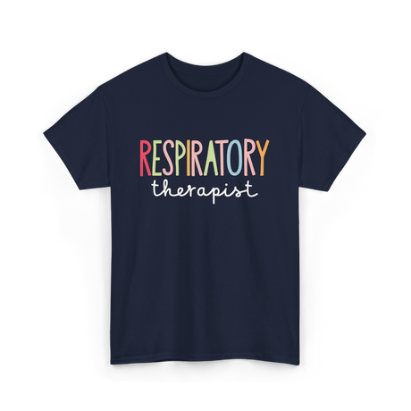 Respiratory Therapist Therapy T-Shirt - Navy