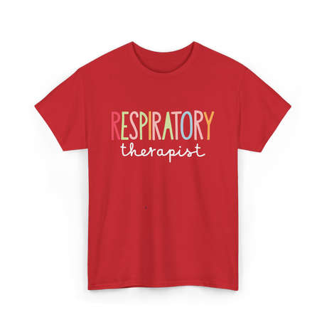 Respiratory Therapist Therapy T-Shirt - Red