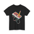 Retro Cassette Nostalgia Music T-Shirt - Black