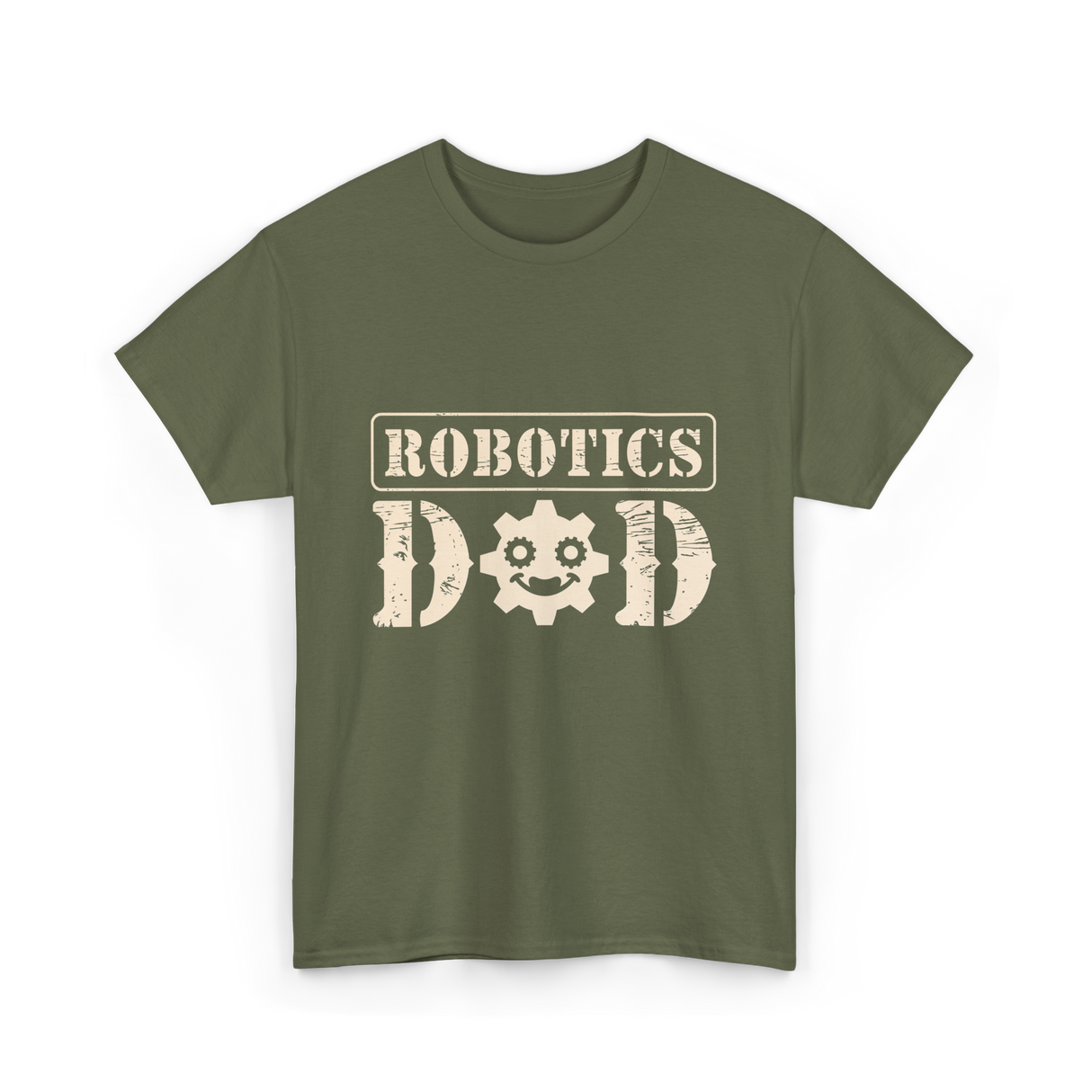 Robotics Dad Robotics Gear T-Shirt - Military Green