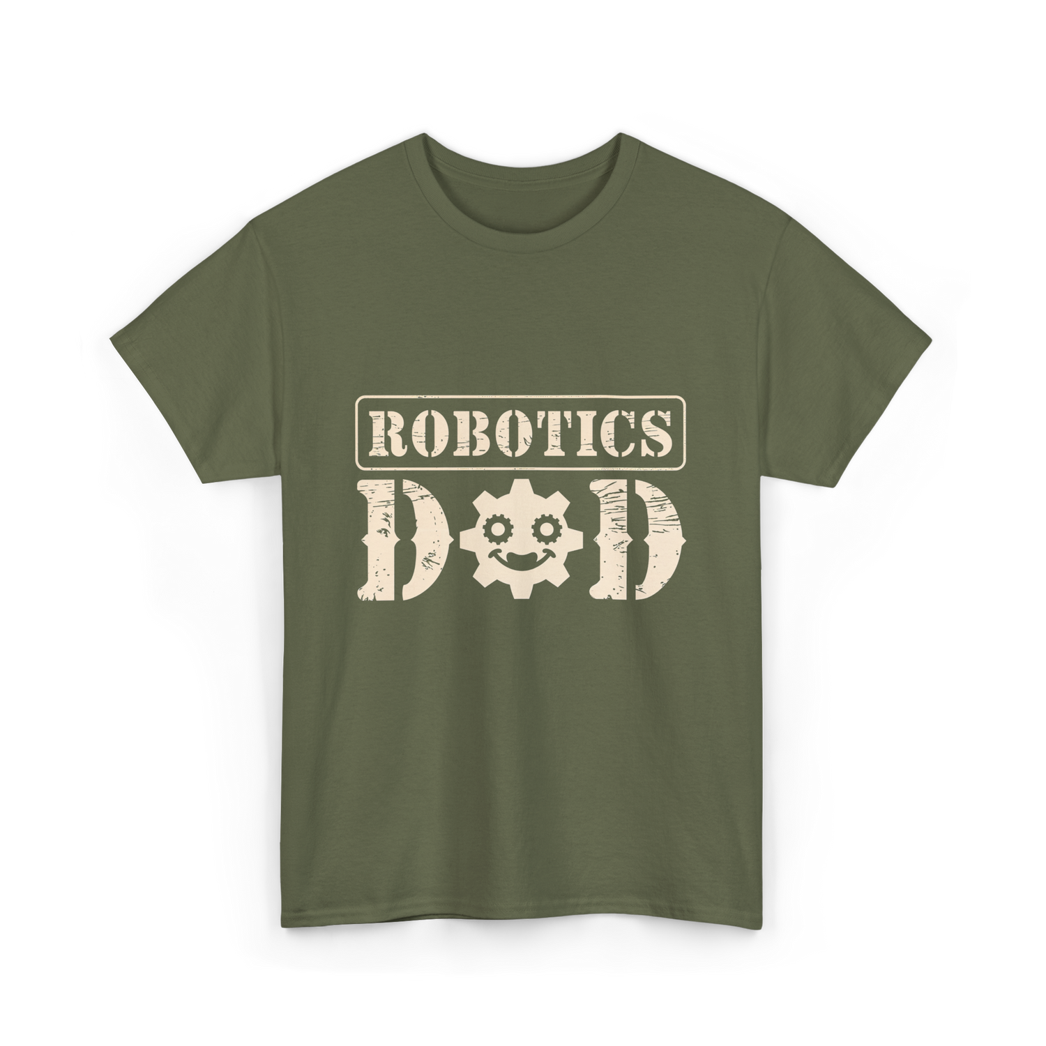 Robotics Dad Robotics Gear T-Shirt - Military Green