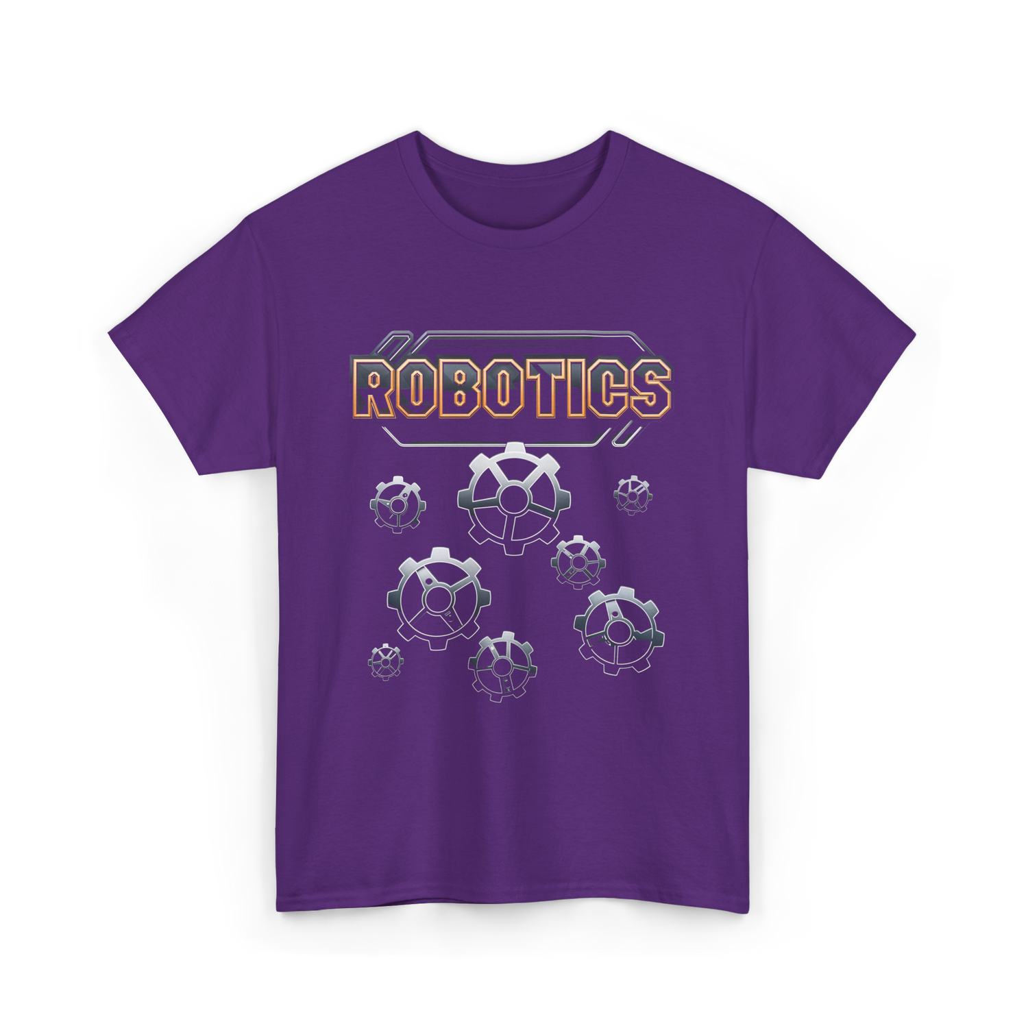 Robotics Gears Robotics Engineer T-Shirt - Purple