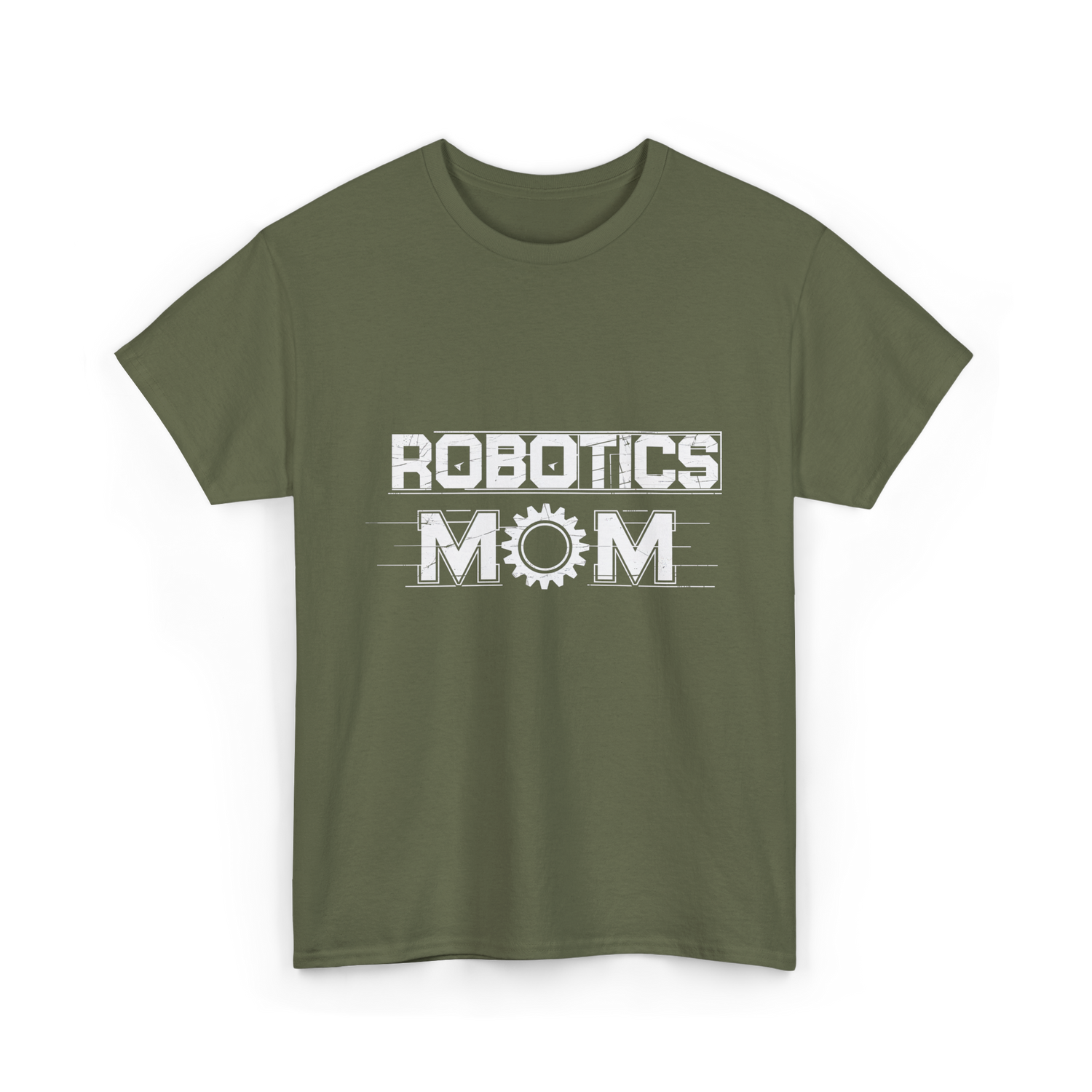 Robotics Mom Robotics Engineer T-Shirt - Military Green