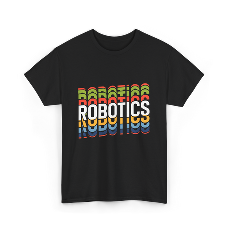 Robotics Retro Robotics Engineer T-Shirt - Black