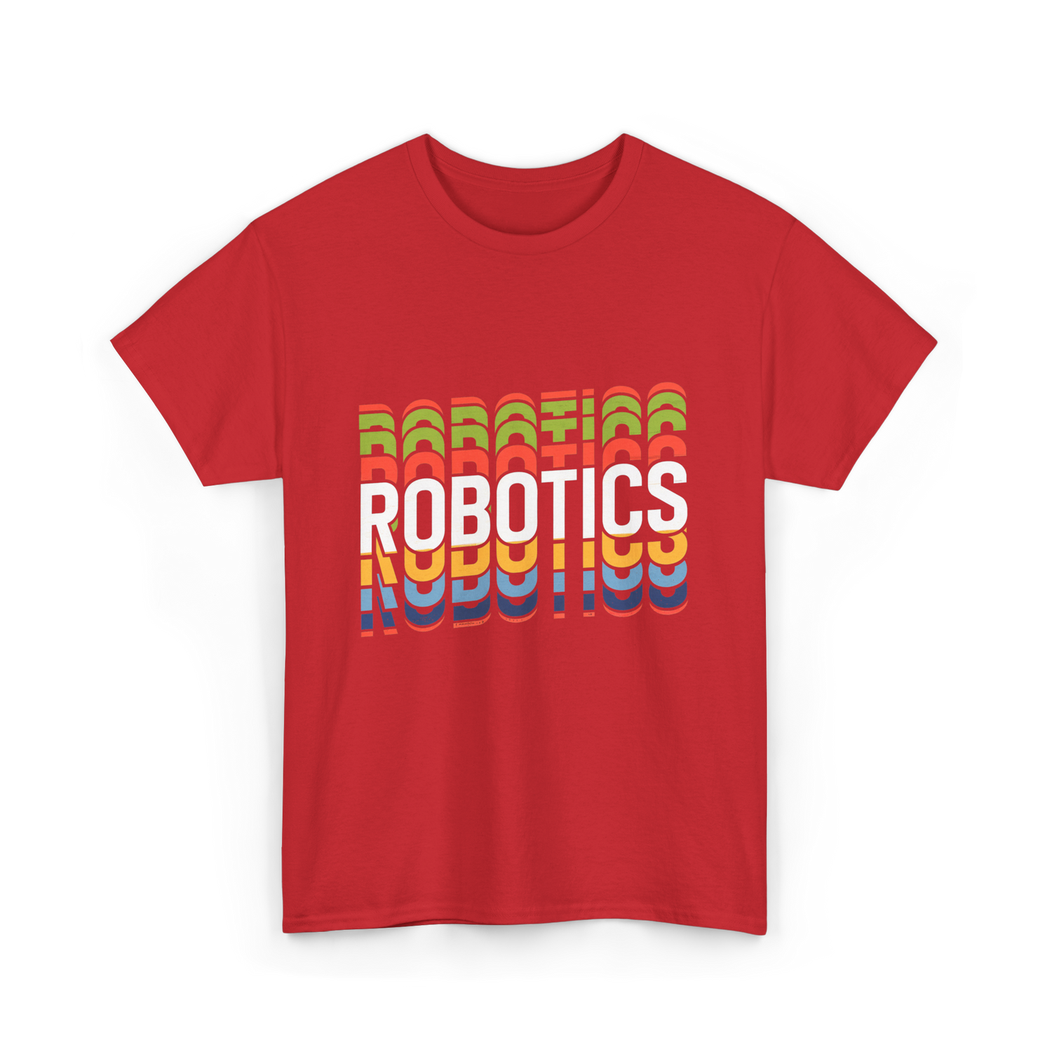 Robotics Retro Robotics Engineer T-Shirt - Red