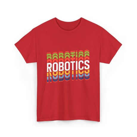 Robotics Retro Robotics Engineer T-Shirt - Red
