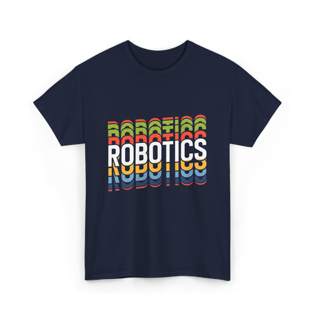 Robotics Retro Robotics Engineer T-Shirt - Navy