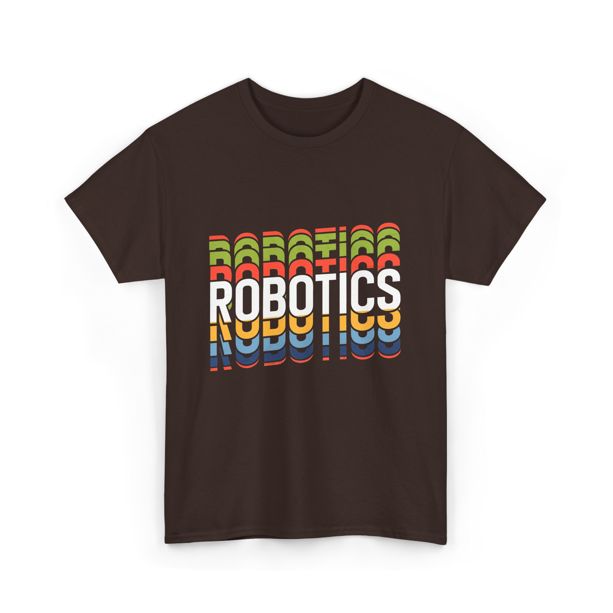 Robotics Retro Robotics Engineer T-Shirt - Dark Chocolate