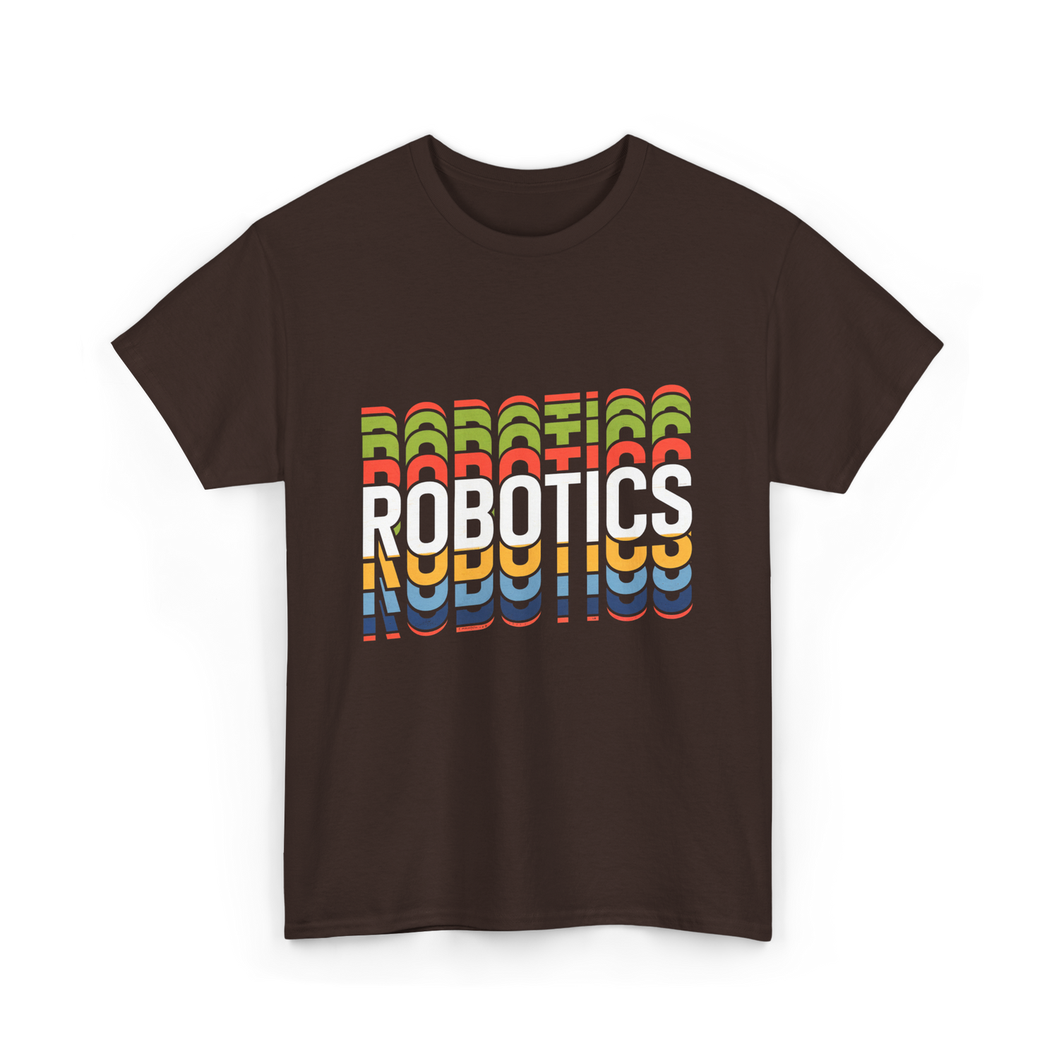 Robotics Retro Robotics Engineer T-Shirt - Dark Chocolate