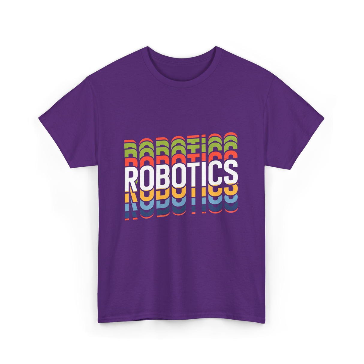 Robotics Retro Robotics Engineer T-Shirt - Purple
