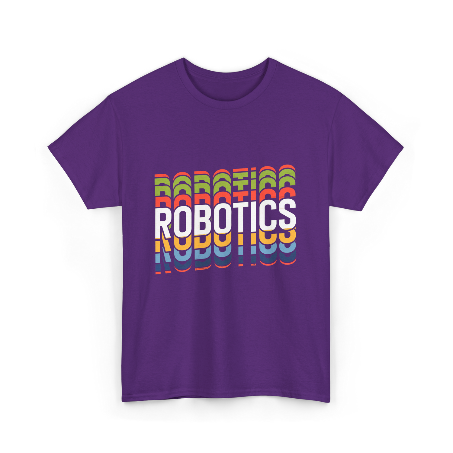 Robotics Retro Robotics Engineer T-Shirt - Purple