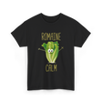 Romaine Calm Salad Gardening T-Shirt - Black
