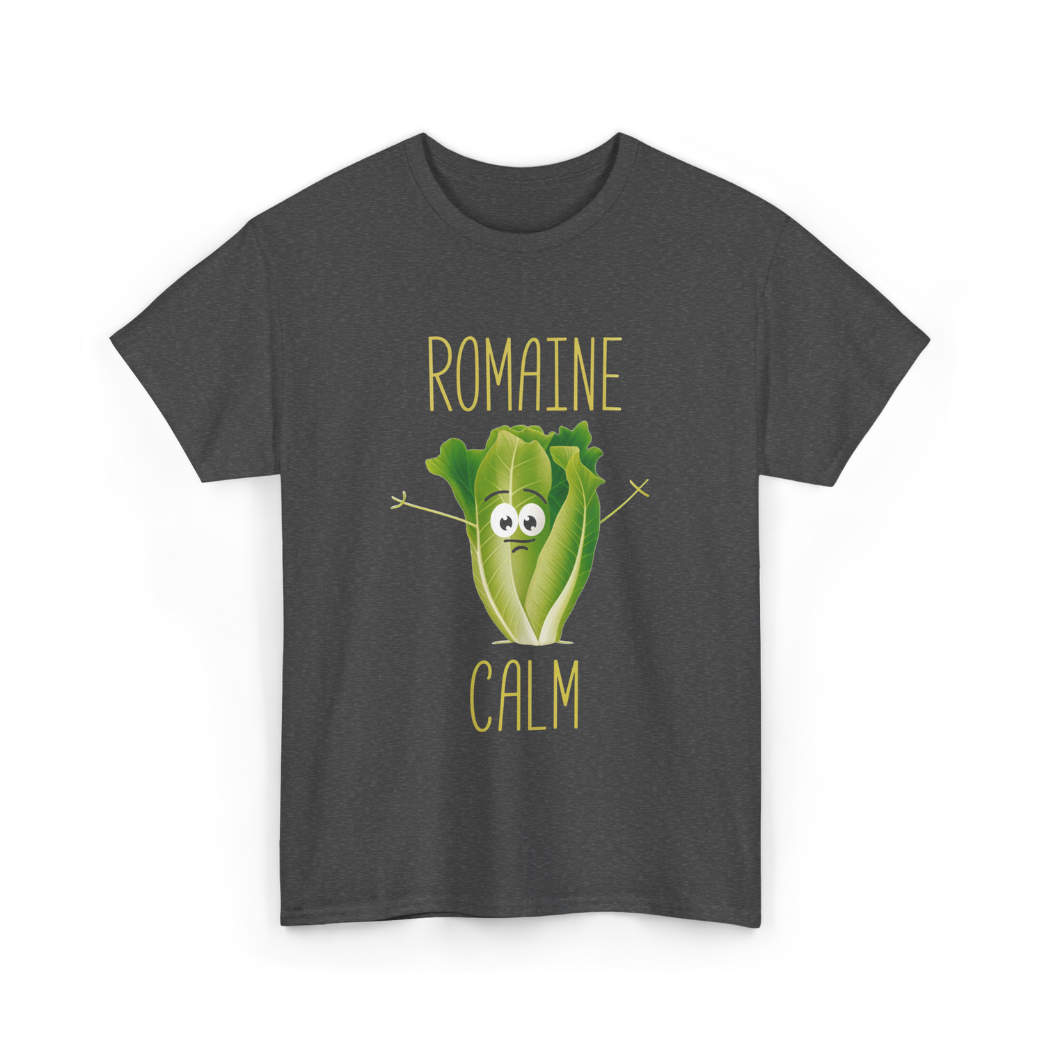 Romaine Calm Salad Gardening T-Shirt - Dark Heather