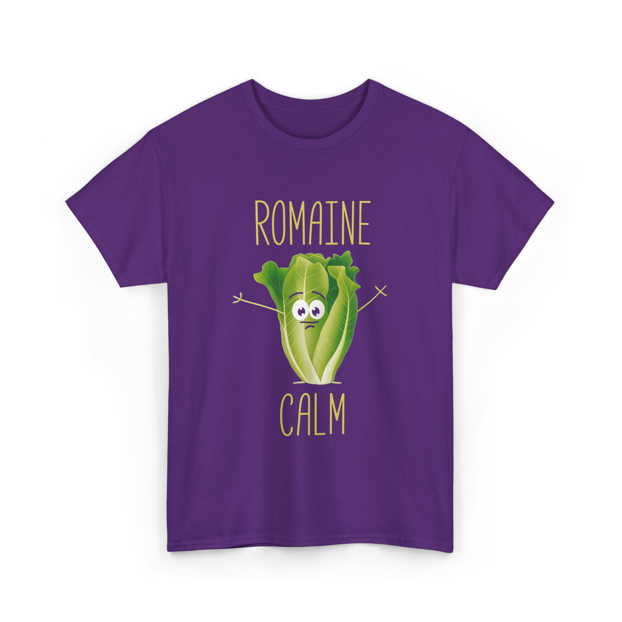 Romaine Calm Salad Gardening T-Shirt - Purple