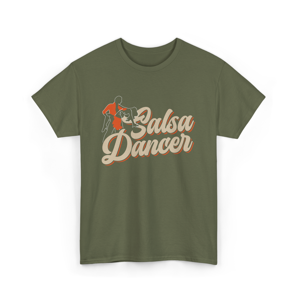 Salsa Dancer Latin Dance T-Shirt - Military Green