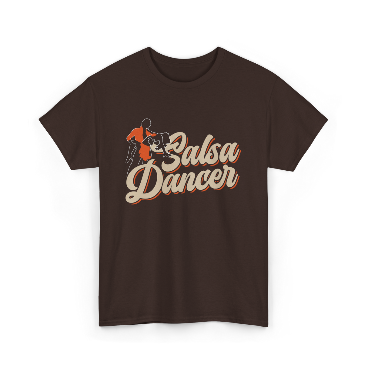 Salsa Dancer Latin Dance T-Shirt - Dark Chocolate