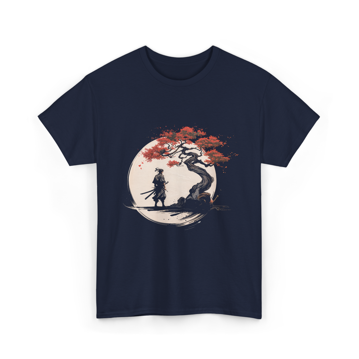 Samurai Aikido T-Shirt - Navy