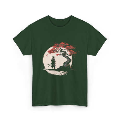 Samurai Aikido T-Shirt - Forest Green
