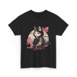 Samurai Cat Tattoo Cat T-Shirt - Black