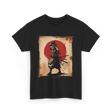 Samurai Vintage Fighter Samurai T-Shirt - Black