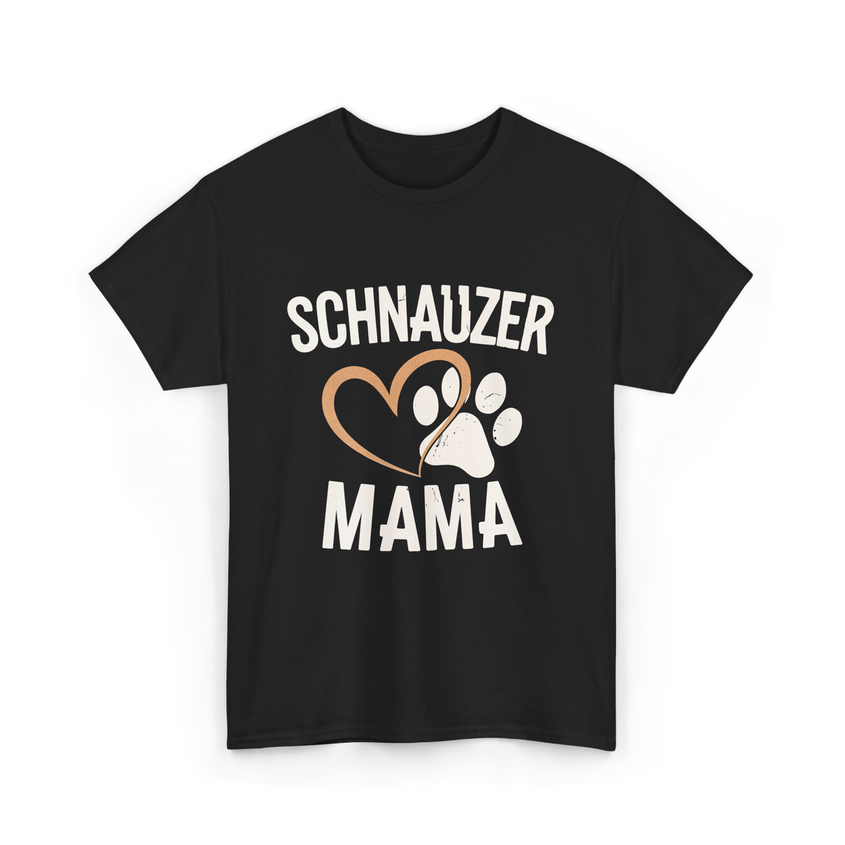 Schnauzer Mama Dog Lover T-Shirt - Black