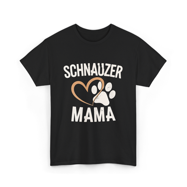 Schnauzer Mama Dog Lover T-Shirt - Black