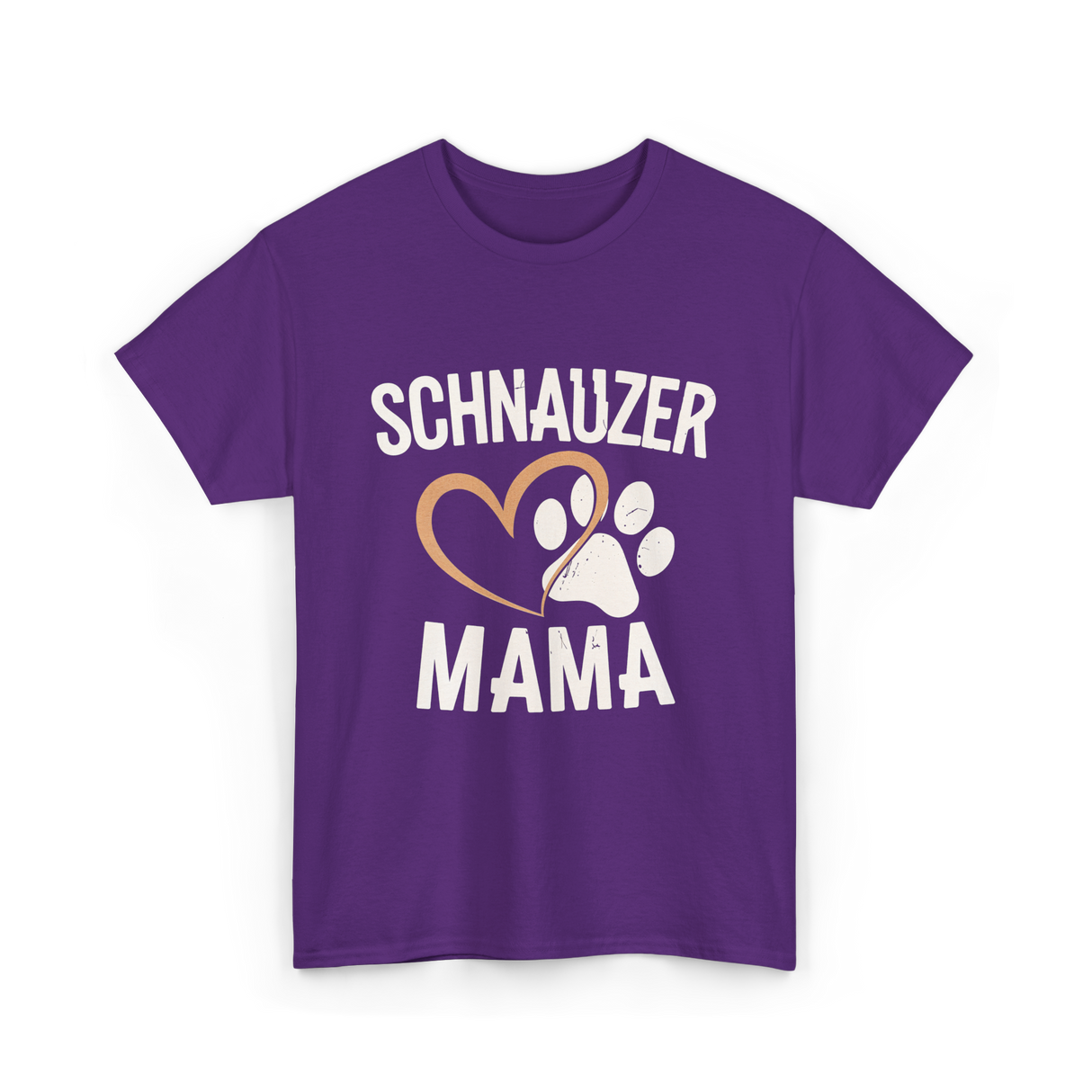 Schnauzer Mama Dog Lover T-Shirt - Purple