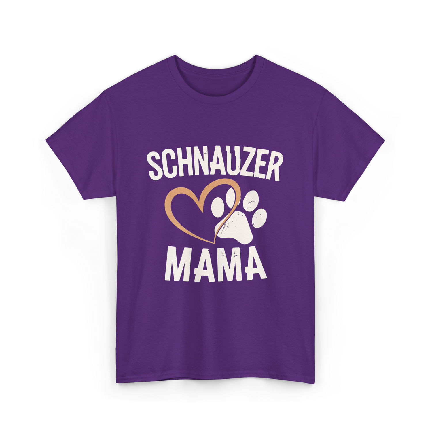 Schnauzer Mama Dog Lover T-Shirt - Purple