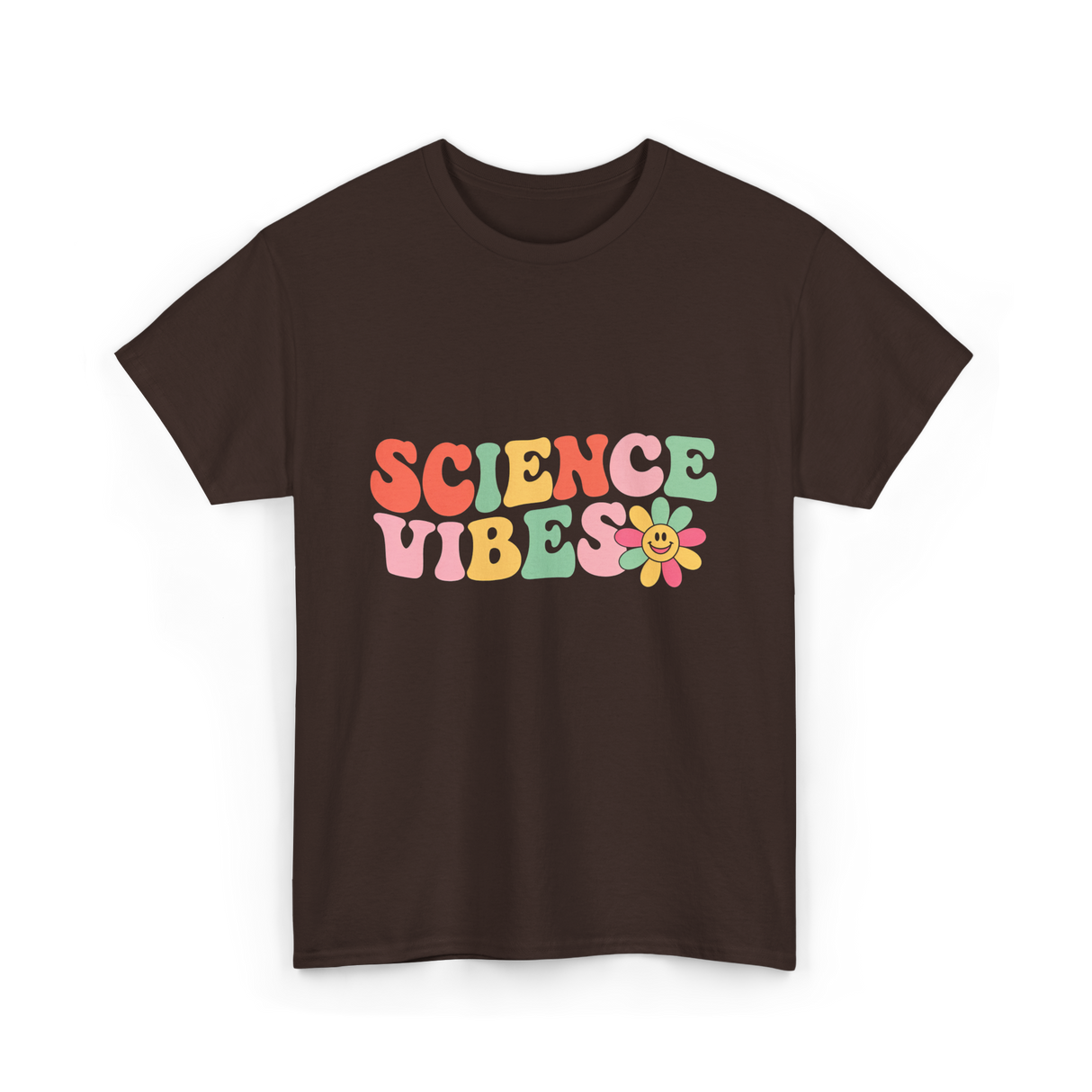 Science Vibes Science T-Shirt - Dark Chocolate