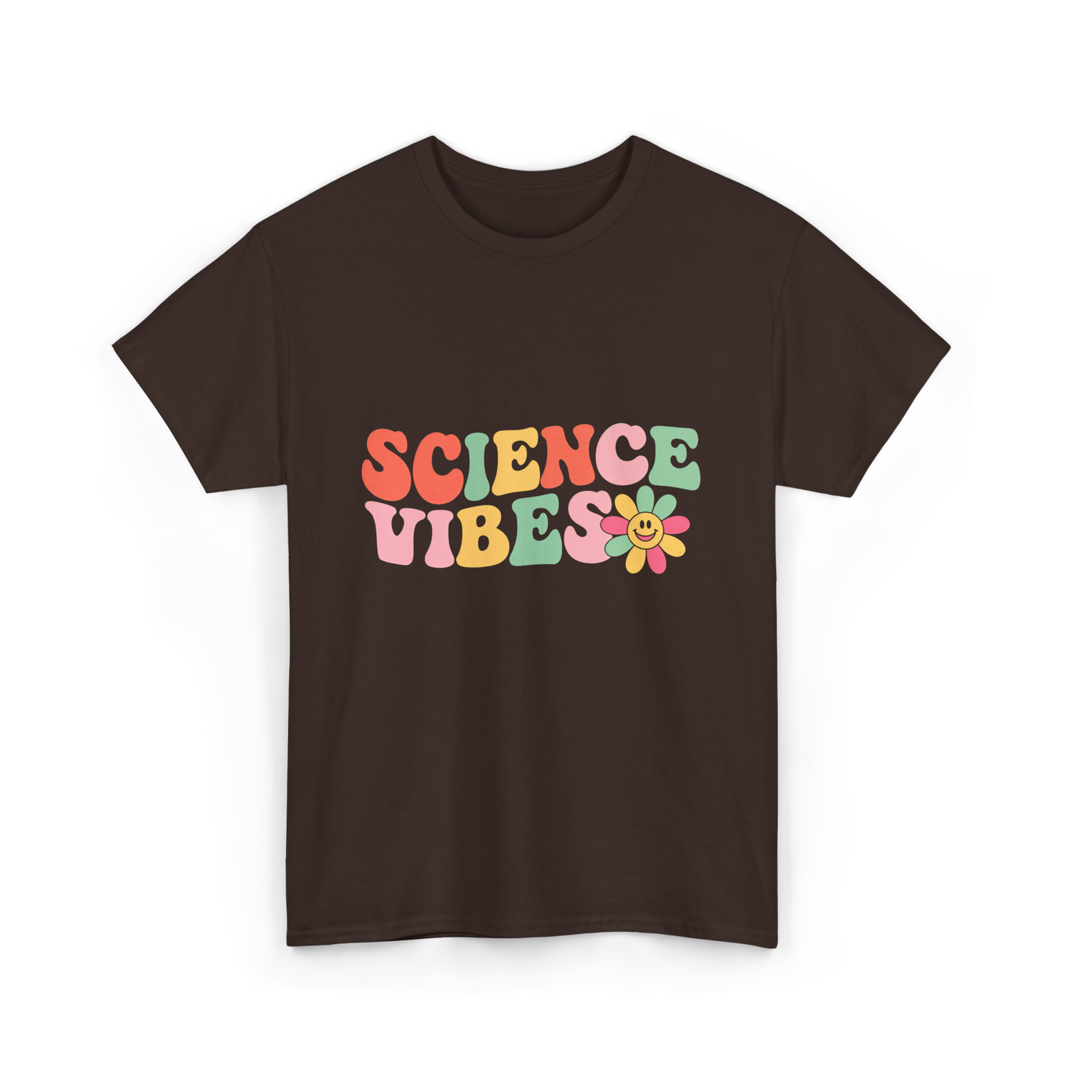 Science Vibes Science T-Shirt - Dark Chocolate