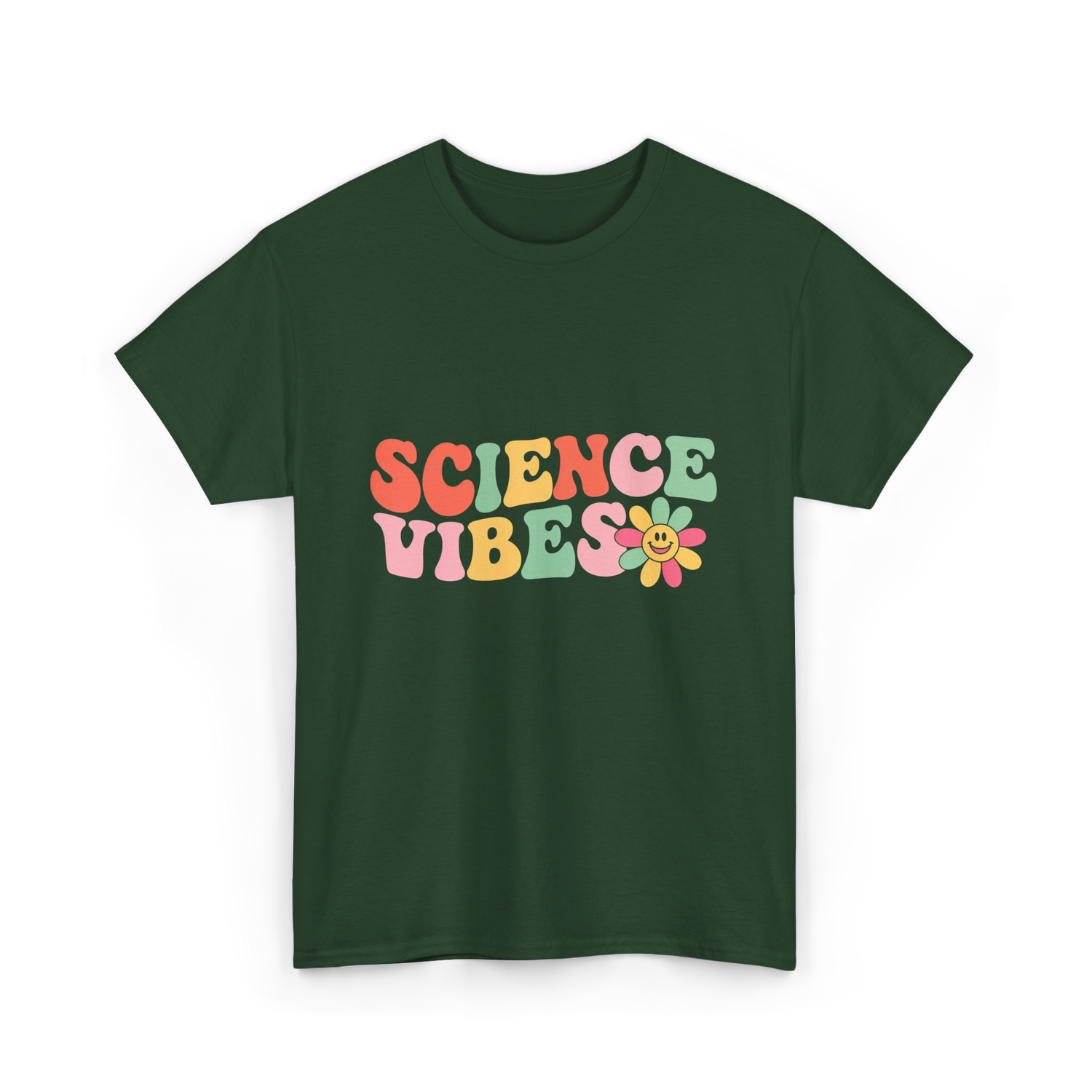 Science Vibes Science T-Shirt - Forest Green