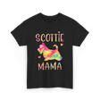 Scottie Mama Scottish Terrier Dog T-Shirt - Black