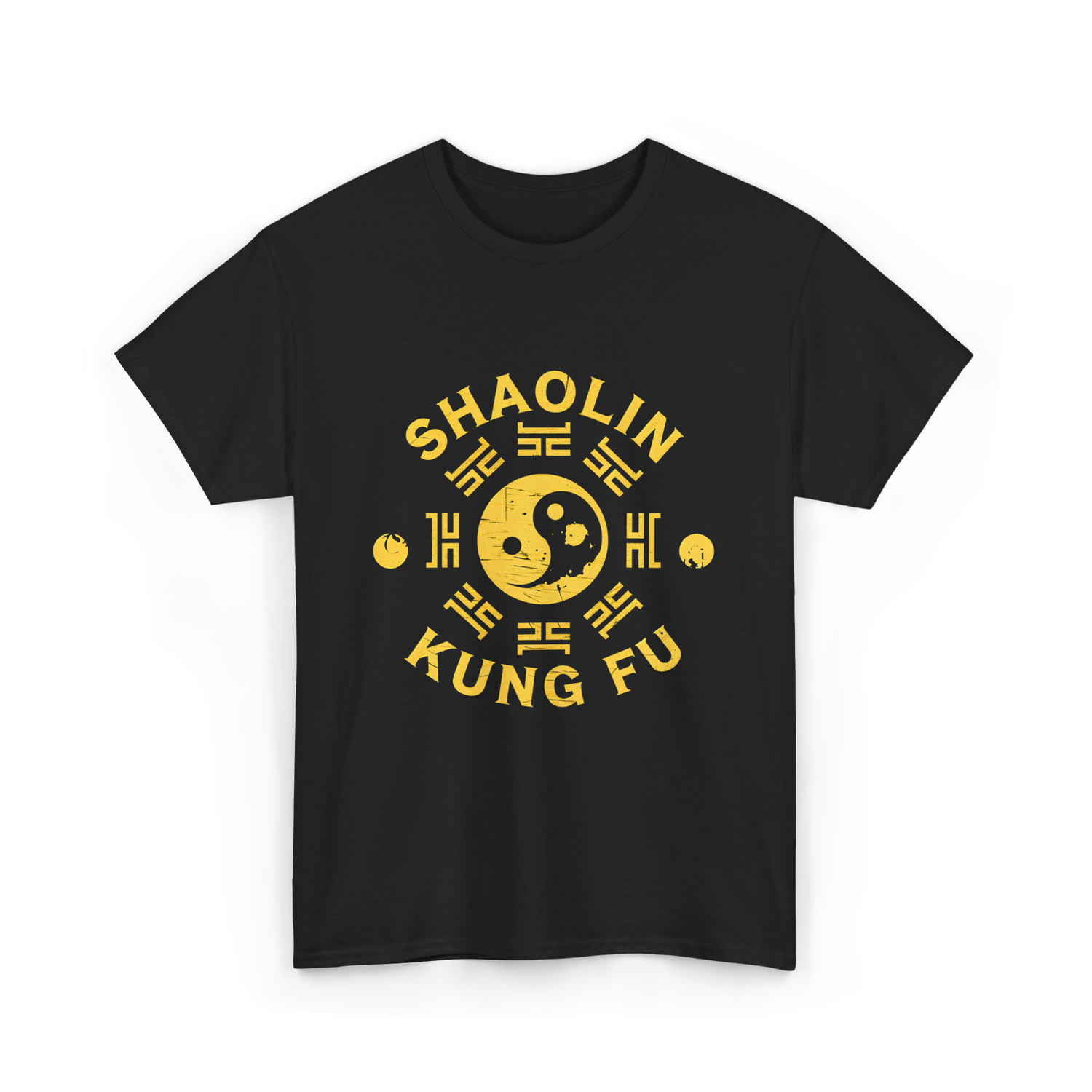 Shaolin Kung Fu Martial Arts T-Shirt - Black