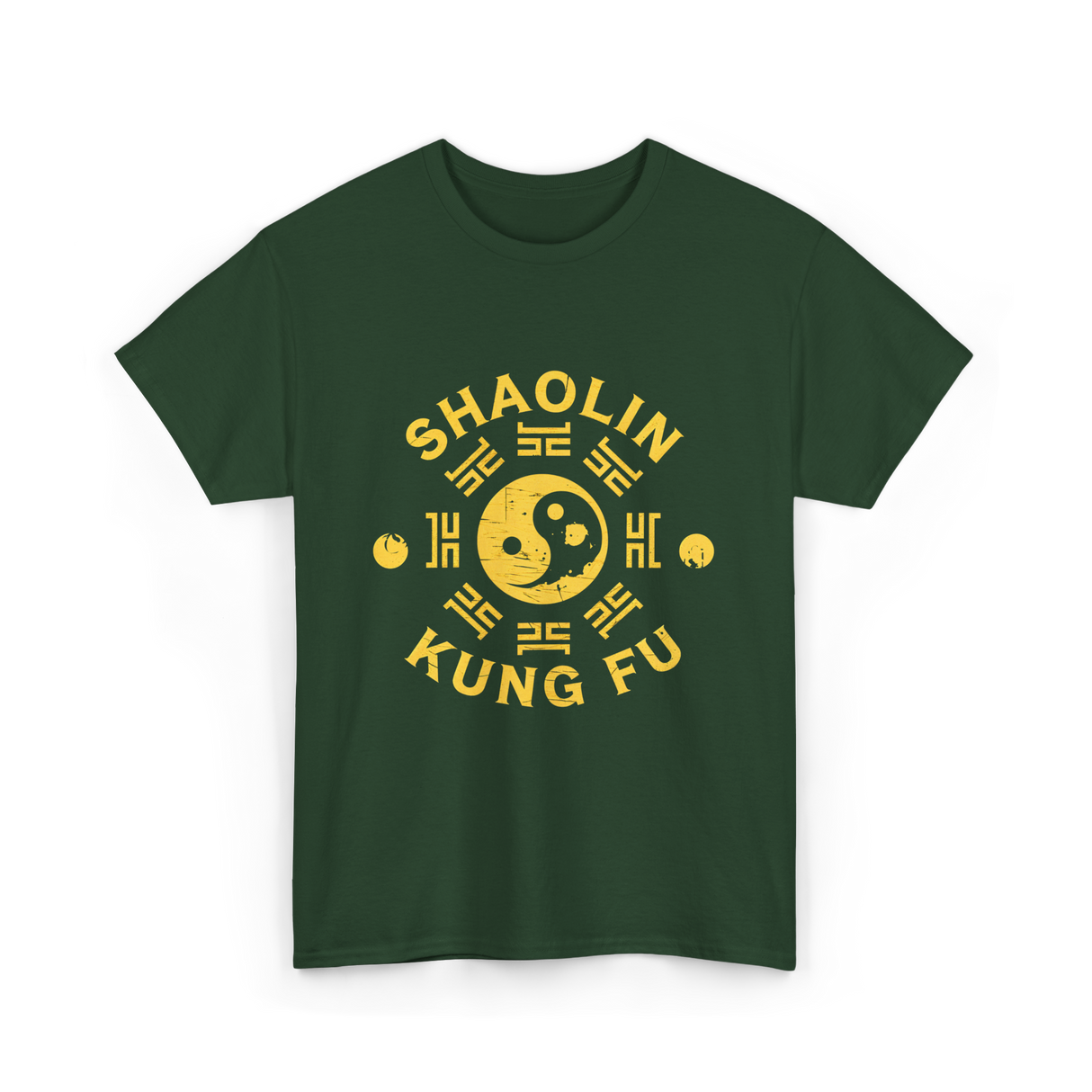 Shaolin Kung Fu Martial Arts T-Shirt - Forest Green