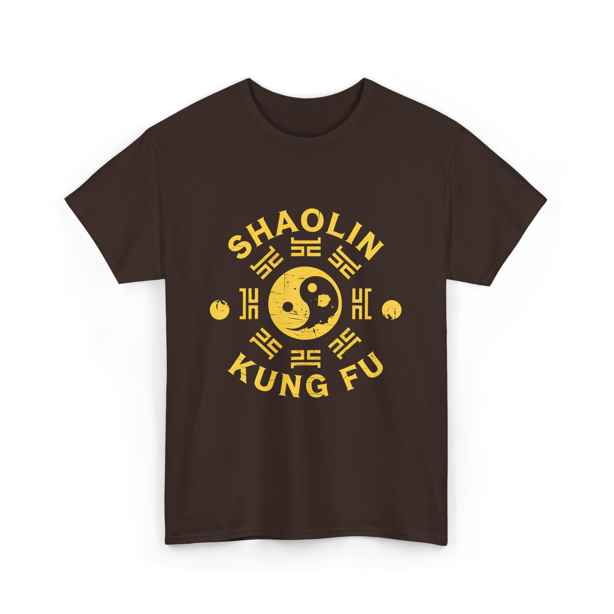 Shaolin Kung Fu Martial Arts T-Shirt - Dark Chocolate