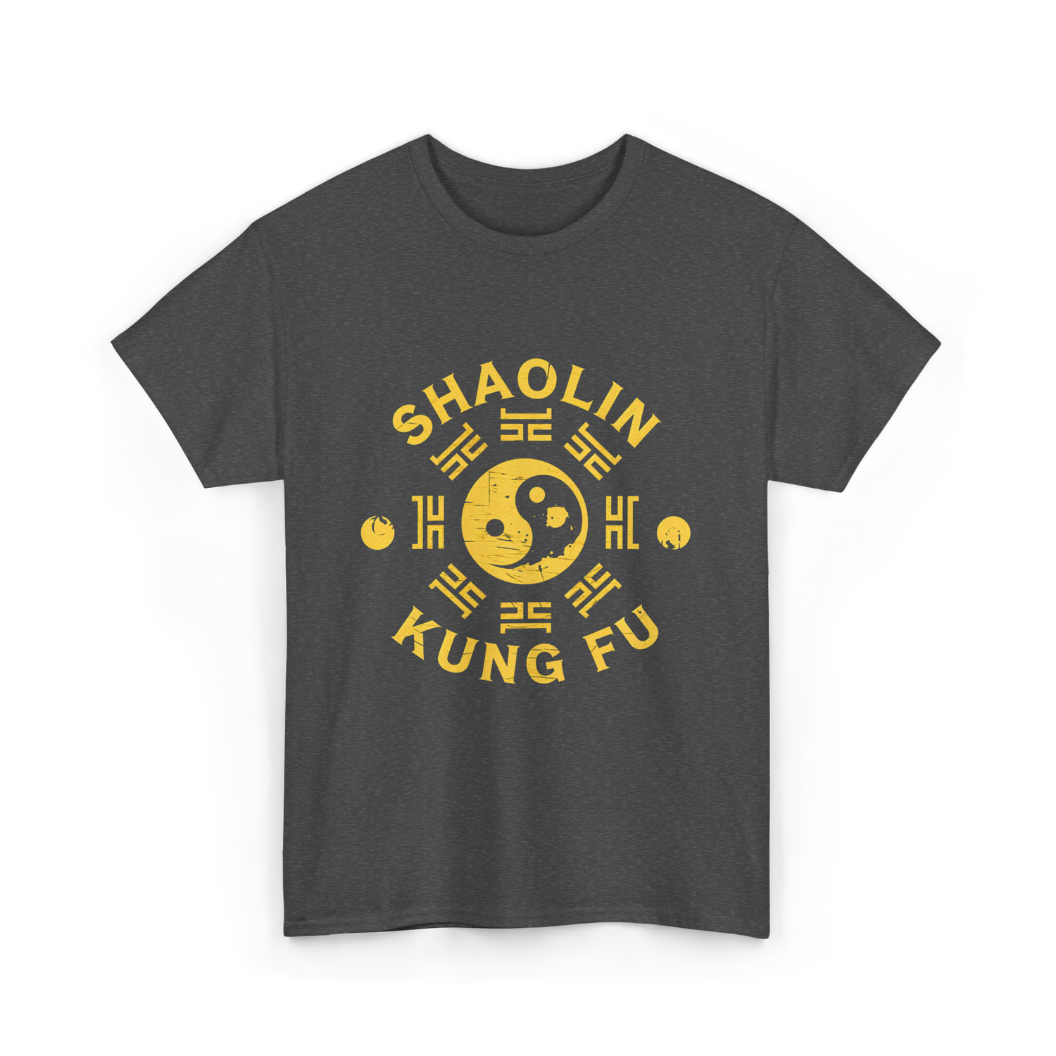 Shaolin Kung Fu Martial Arts T-Shirt - Dark Heather