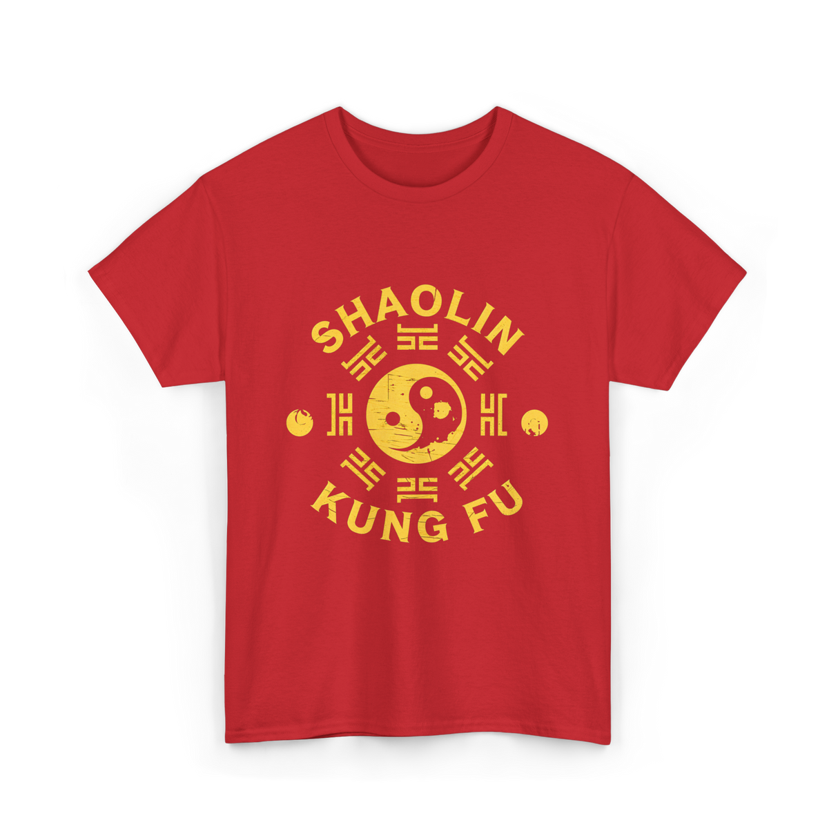 Shaolin Kung Fu Martial Arts T-Shirt - Red
