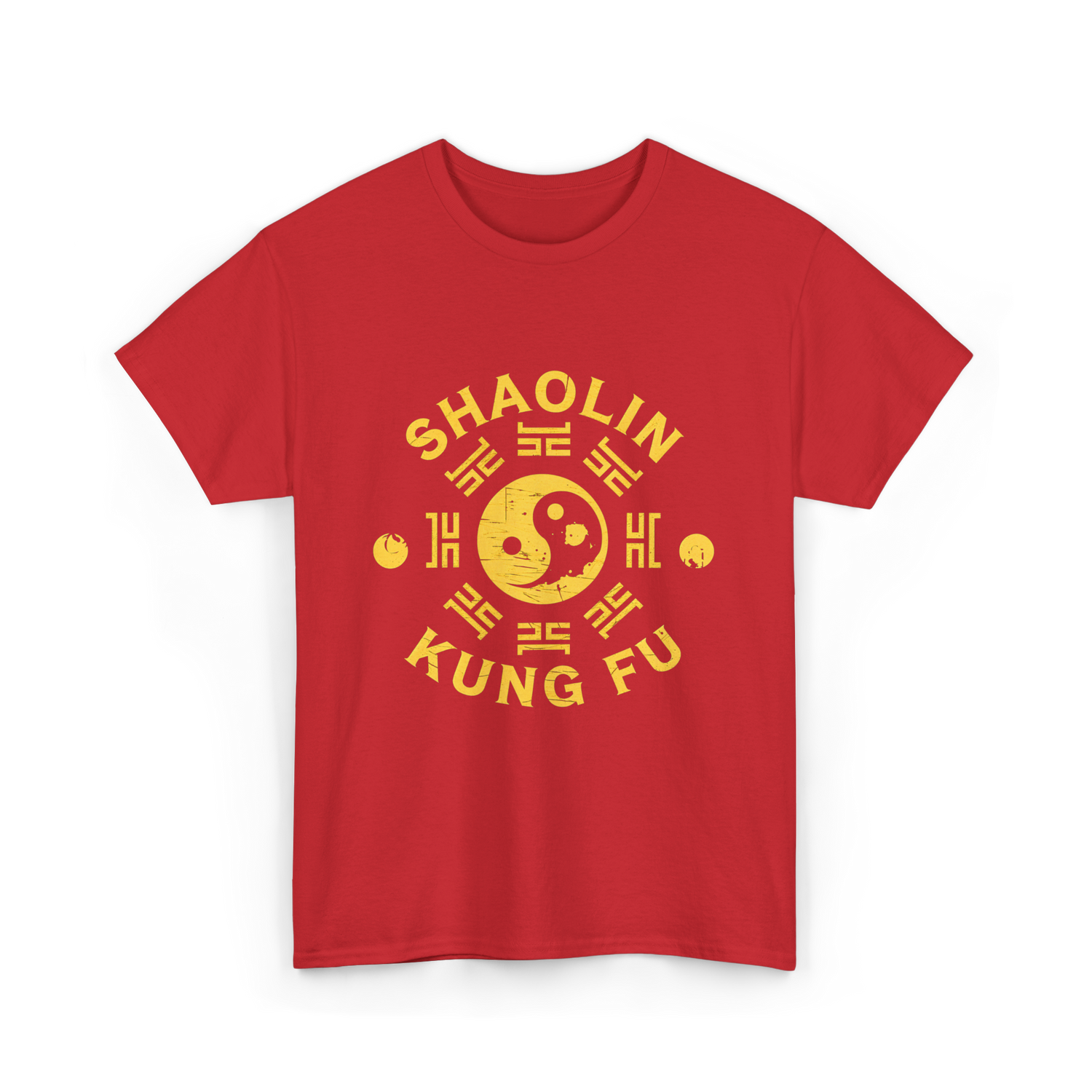 Shaolin Kung Fu Martial Arts T-Shirt - Red