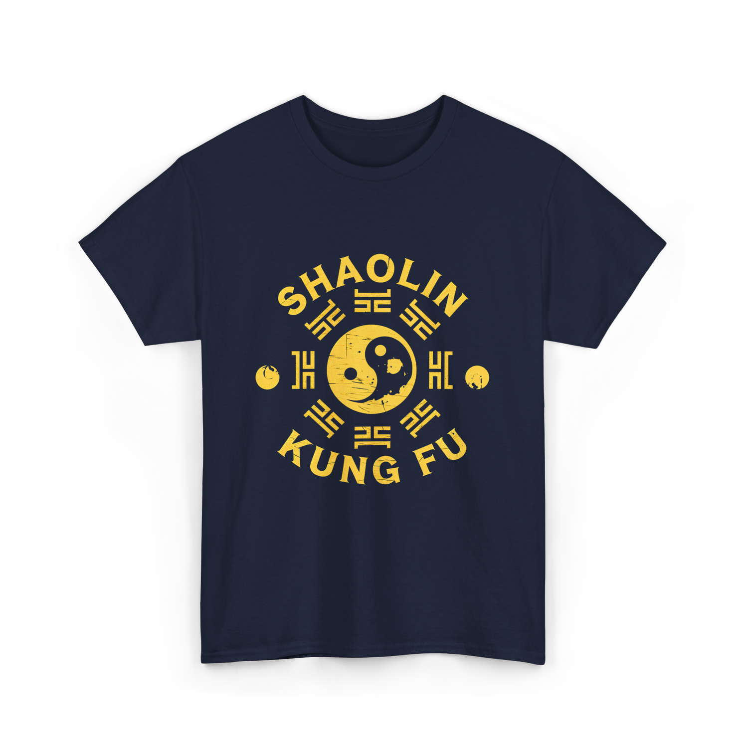 Shaolin Kung Fu Martial Arts T-Shirt - Navy