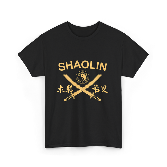 Shaolin Swords Martial Arts T-Shirt - Black
