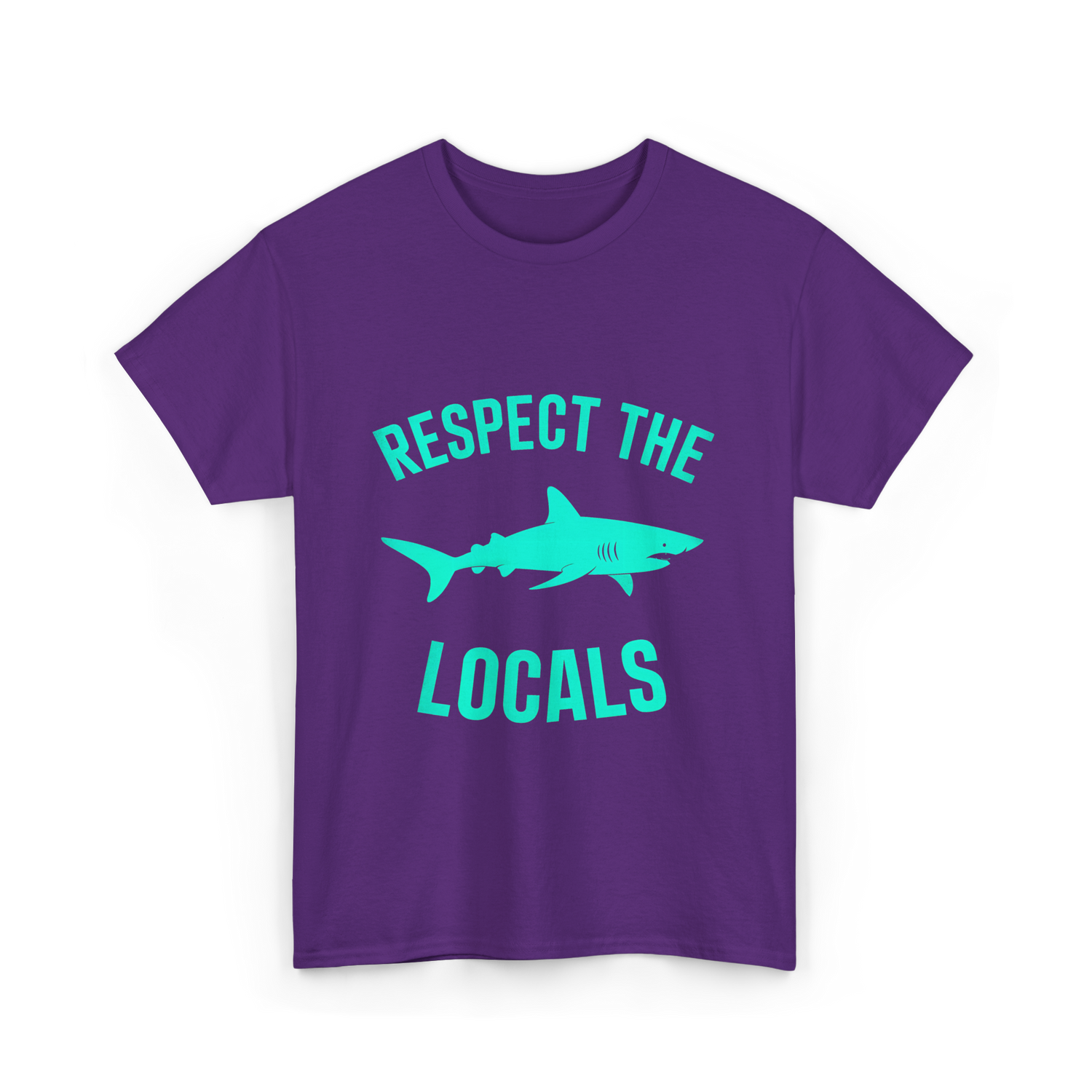 Shark Locals T-Shirt - Purple