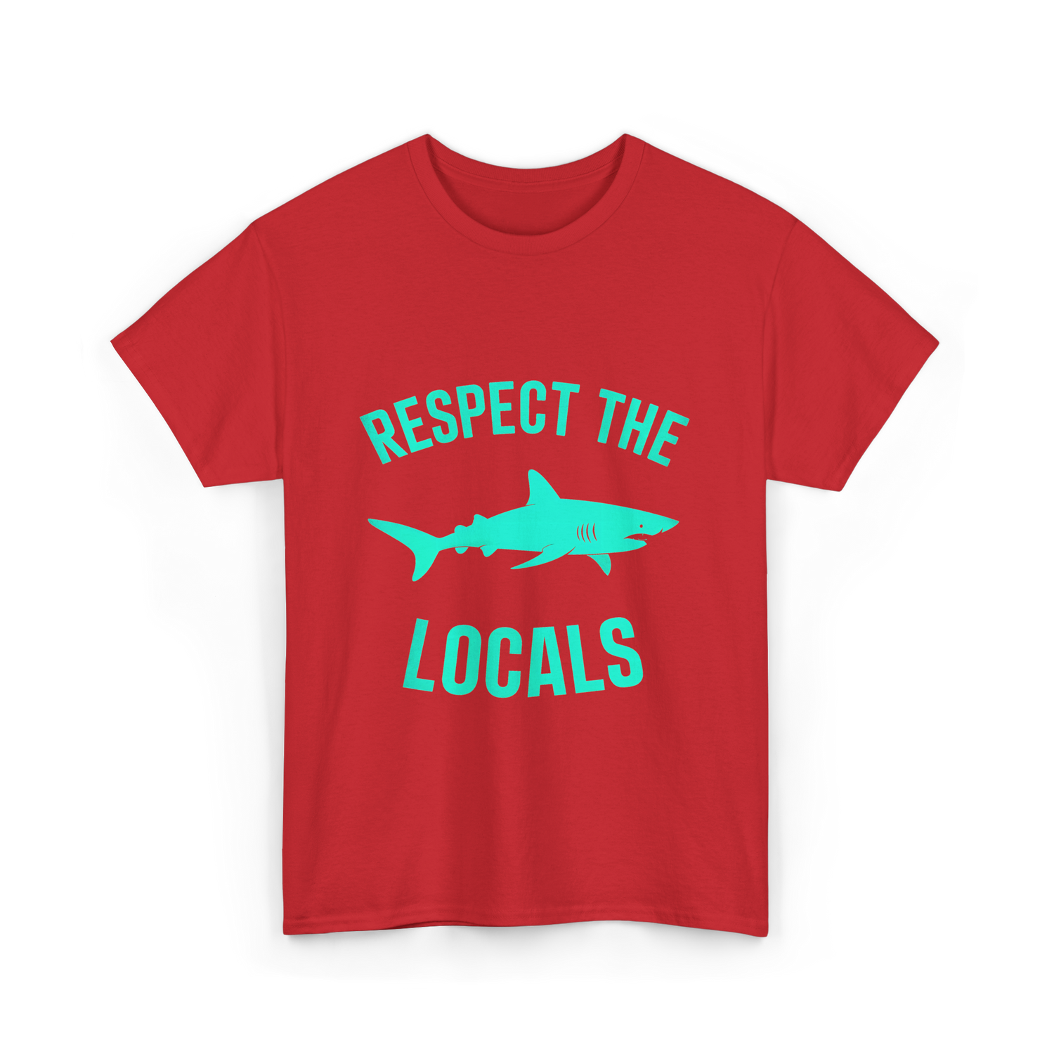 Shark Locals T-Shirt - Red